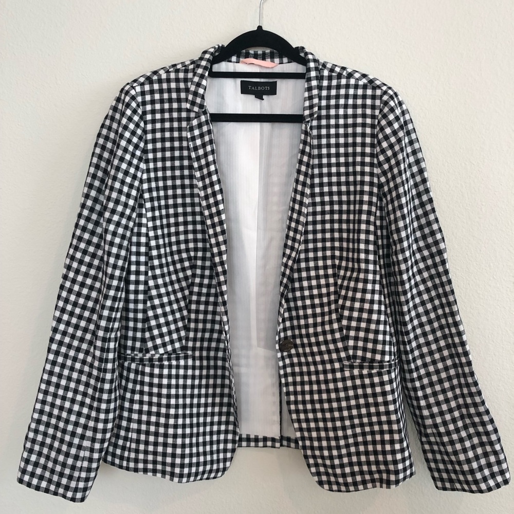 Talbots Checked Blazer!